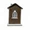 8.5" Brown & White Glitter Lighted 2-Story Gingerbread House Tabletop Décor by Ashland®